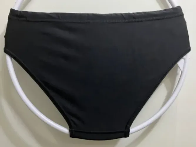 Sunga Vintage Speedo Cavada Usada Preta