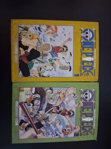 Mangá one piecie 3 em 1. Vol. 1 e vol. 2