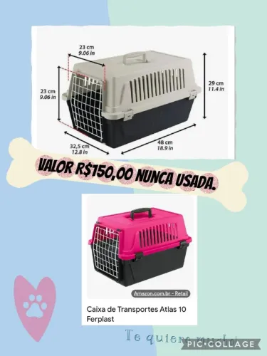 Caixa de transporte para pet
