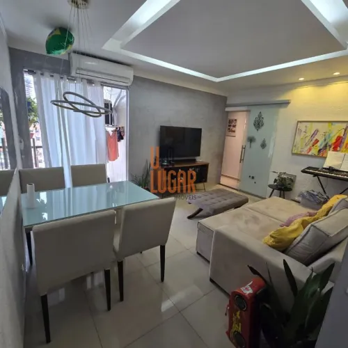 Um Lugar Imóveis vende: Apartamento com 94m², 3 quartos e sacada no Ed. Brands Hatch, Redu