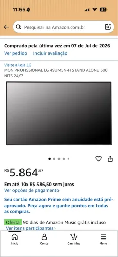 Monitor Profissional LG 49