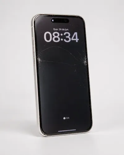 iPhone 14 Pro Max 128GB | Bateria 97% | Funcionando | Tela quebrada