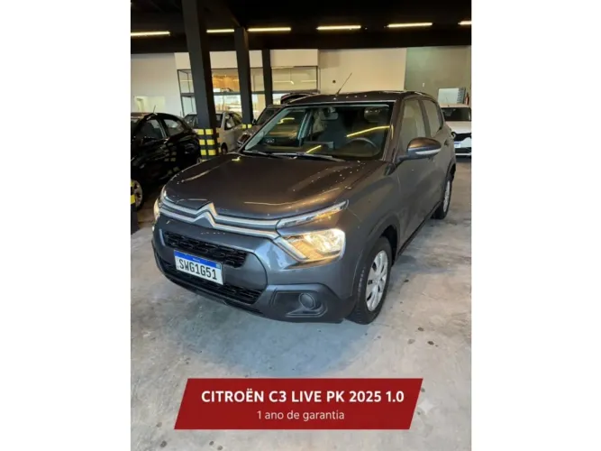 Citroen C3 Live Pack 1.0 Flex 6V 5P Mec. 2025