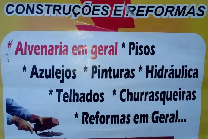 Serviço de pedreiro