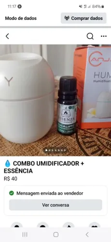 Umidificador+ essência