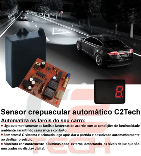 Automatize os faróis do seu caro.