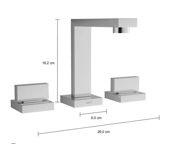 Misturador de mesa Bica Alta Deca Dream Cromado