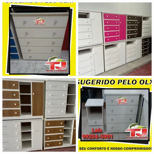 Cômodas de vários modelos