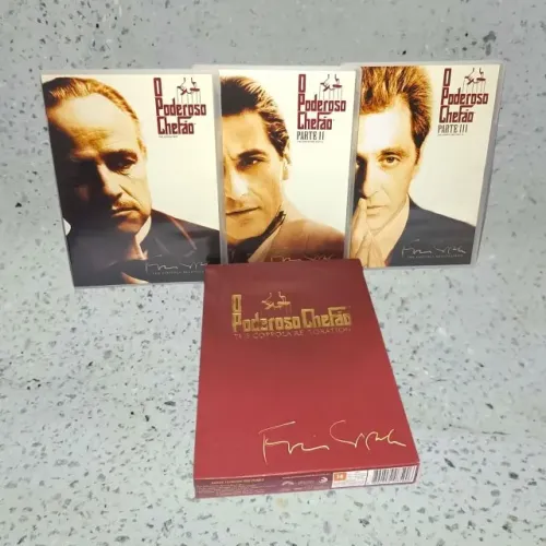 Box Trilogia O Poderoso Chefão (The Coppola Restoration) - 3 DVDs Edição Especial Restaura