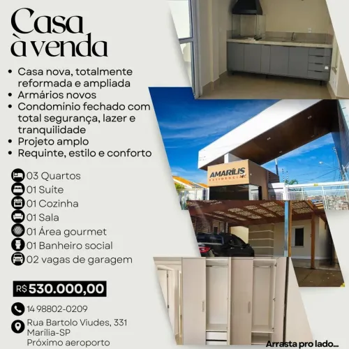 Casa em condominio fechado próximo aeroporto