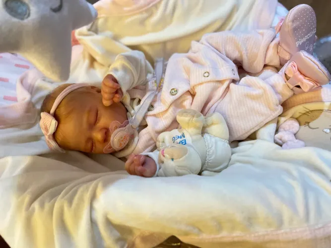 Bebê Reborn Original Com Certificado Alma Asleep Realborn Raro Esgotado