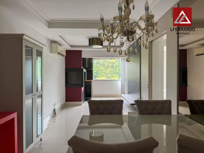 Apartamento com 2 dormitórios para alugar, 72 m² por R$ 3.827,21/mês - Velha - Blumenau/SC