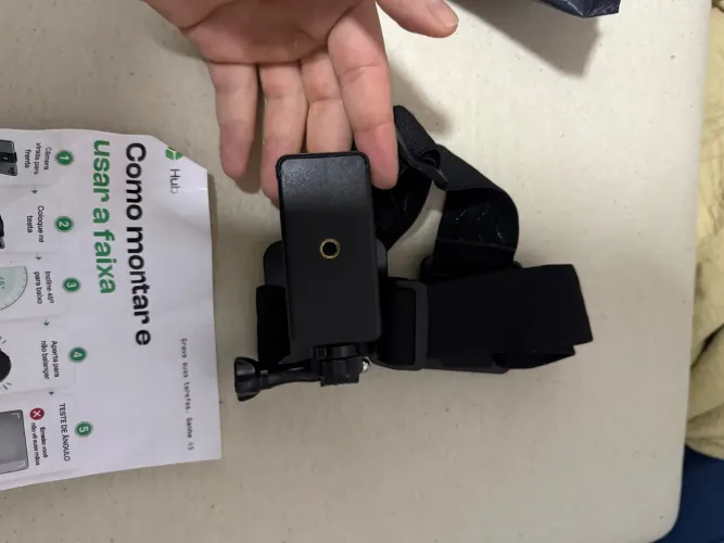 Suporte de celular para cabeça ajustável