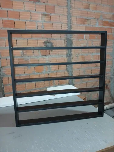 Expositor de mdf preto