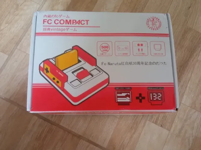 Famiclone Nintendinho Com dois Controle + Cartucho de 145 in1 Completo
