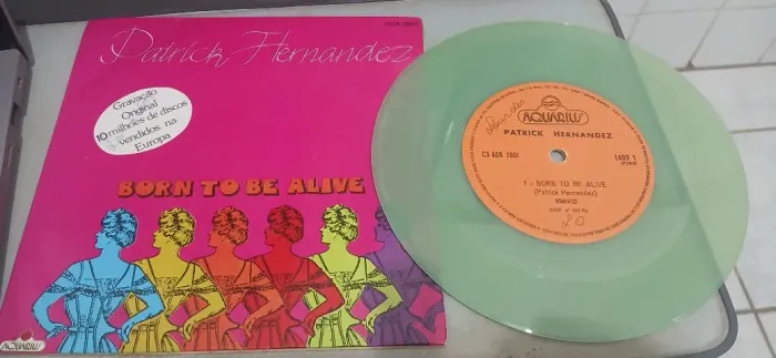Compacto EP Patrick Hernandez - Sucesso de 1979 - Born to be Alive