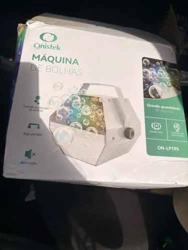 Vendo máquina de bolhas de sabão para eventos