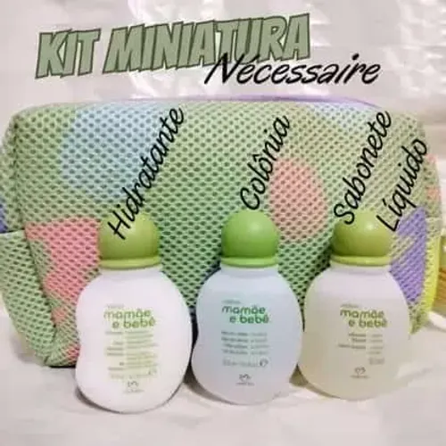 Kit Mini Mamãe e bebê com Nécessaire da Natura