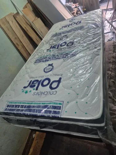 Colchão Polar de MOLAS ENSACADAS INDIVIDUAIS, 24cm suporte 120 kg. APENAS: