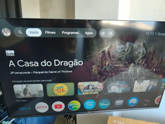 Televisão TCL smartv novinha