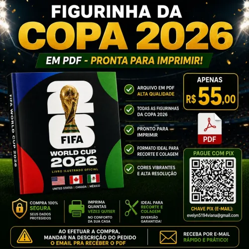 PDF de figurinhas da copa inclusive o álbum 