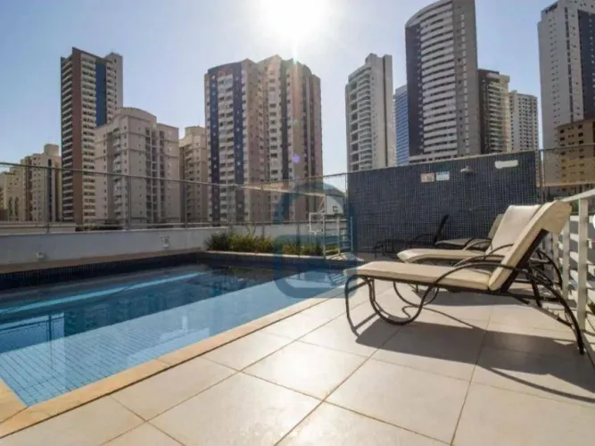 Apartamento 1 Quarto com Armários Próximo ao Shopping Flamboyant