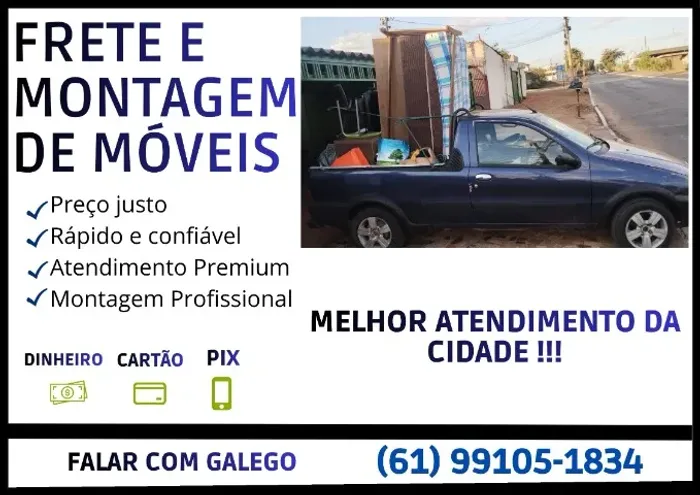 Frete em todo DF 