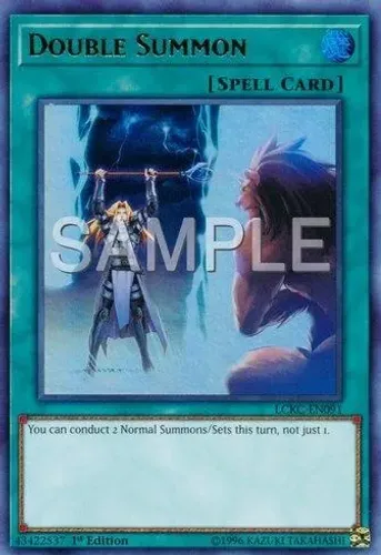 Yugioh!!! Double Summon LCKC-EN091 Ultra Rare