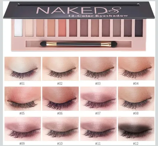Paleta de Sombras Nakeds - 12 cores