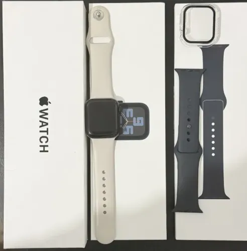 Apple Watch SE 2ª geração com caixa e acessórios