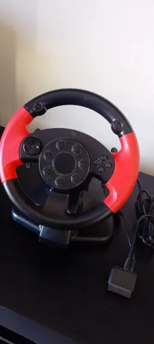 Volante + Pedais para Play 2