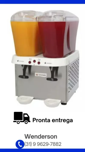 Refresqueira Inox 2 Bojos 16 Litros Venâncio Nova