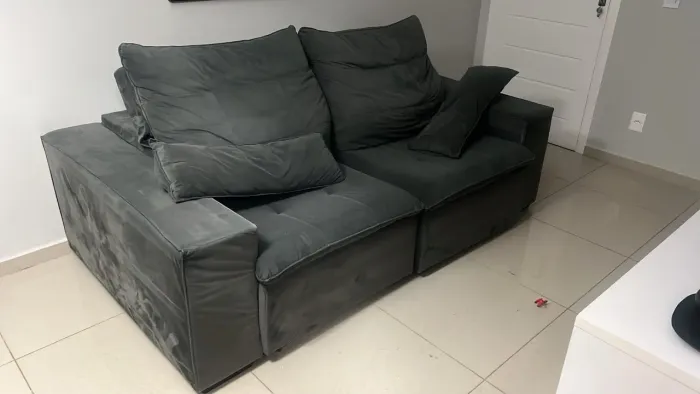 Sofá 2.1 comprimento, aberto 1.8m,fechado,1.2m