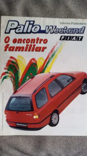 Palio Weekend informe publicitário Fiat