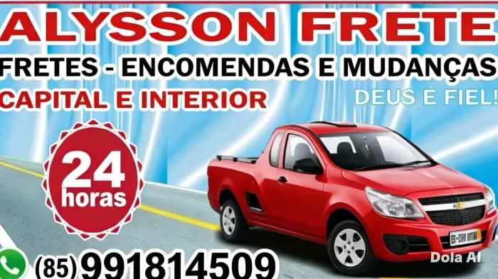 FRETE 24 HORAS ( CONJUNTO CEARÁ É BAIRROS VIZINHOS.)
