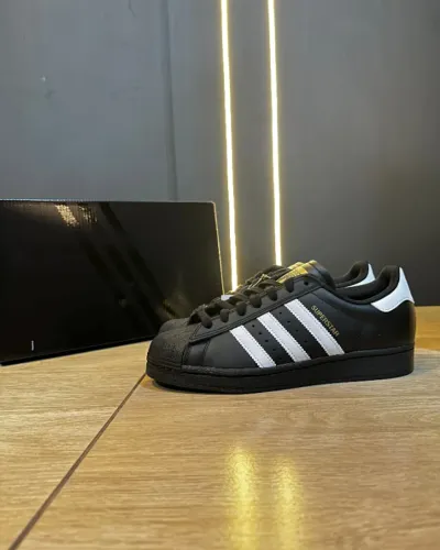 Tênis Adidas Superstar Black Preto Importado Masculino (Solado TR)