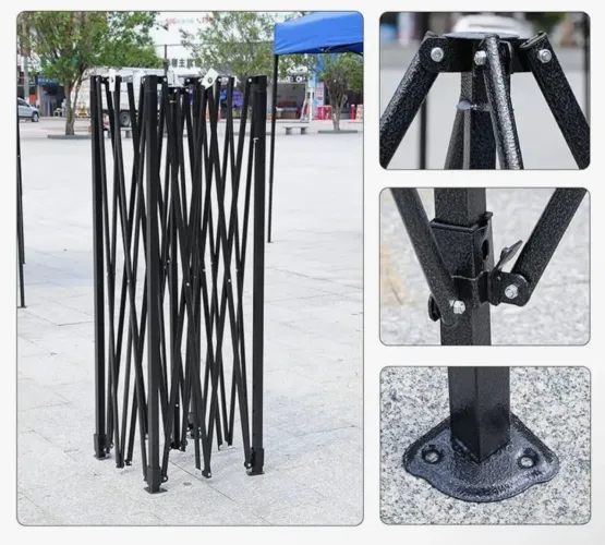 Estrutura tenda 3x3 aço galvanizado SEM LONA