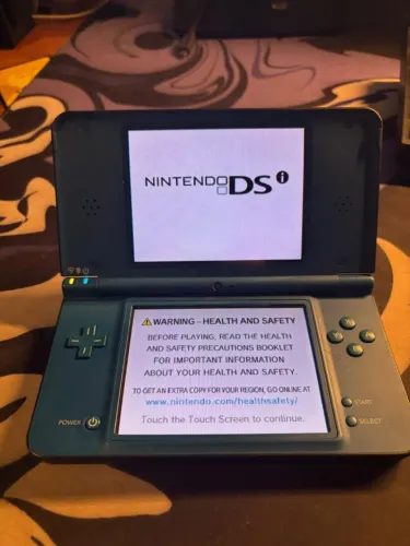 Nintendo DSi xl Azul Impecável + R4 com Jogos Mario Pokémon