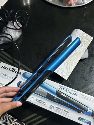 Prancha titanium blue 