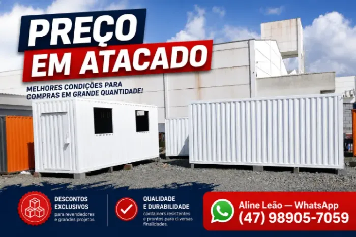 Container 6m Galvanizado - Ideal para Depósito ou Escritório