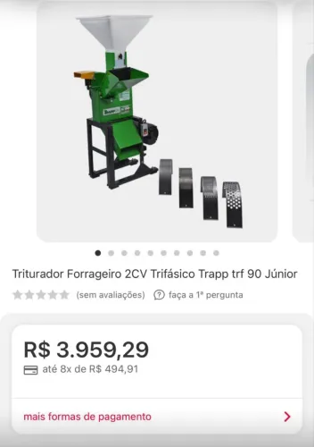Desintegrador chocadeira fogão  