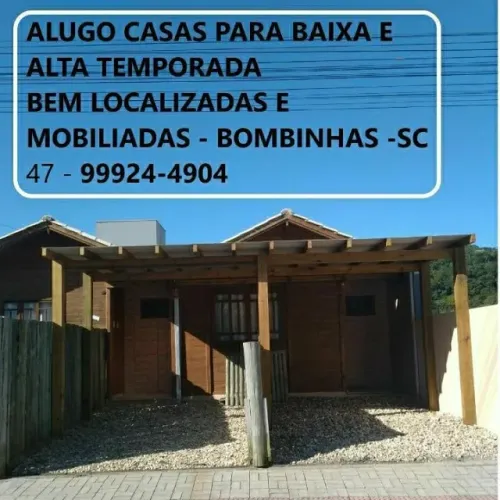Casa de aluguel em Bombinhas SC para alta e baixa temporada