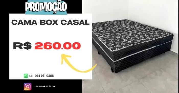 cama box casal (promoção)