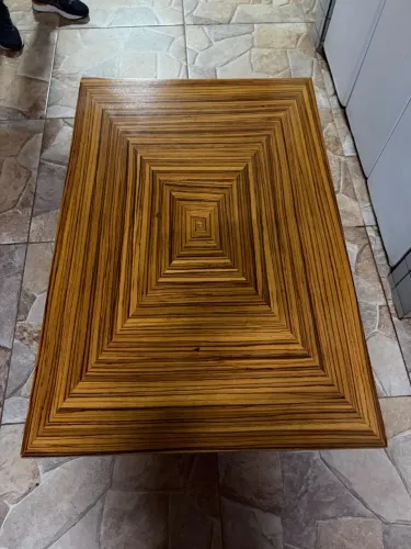 mesa de centro em madeira