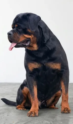 Lindo jovem Rottweiler com 15 meses ( Excelente Pedigree)
