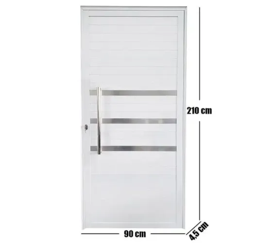 Vendo porta lambril de alumínio 2.10x90cm