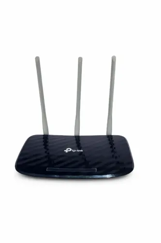 Roteador Wi-fi TP-Link Wr949n 3 antenas 450mbps Preto ( POUCO USADO)