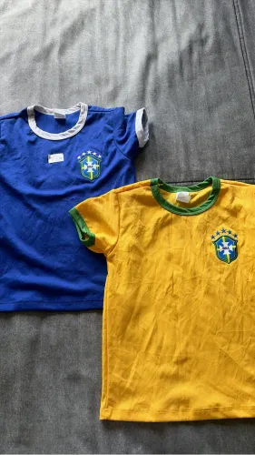 Camisa Brasil Infantil R$ 30,00 /und