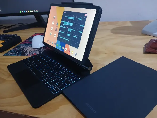 Galaxy Tab S6 Lite 128GB (SM-P619) + S Pen + Capa Teclado Bettdow
