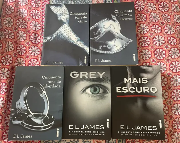 COLEÇÃO COMPLETA CINQUENTA TONS DE CINZA | VENDO TAMBÉM SEPARADO